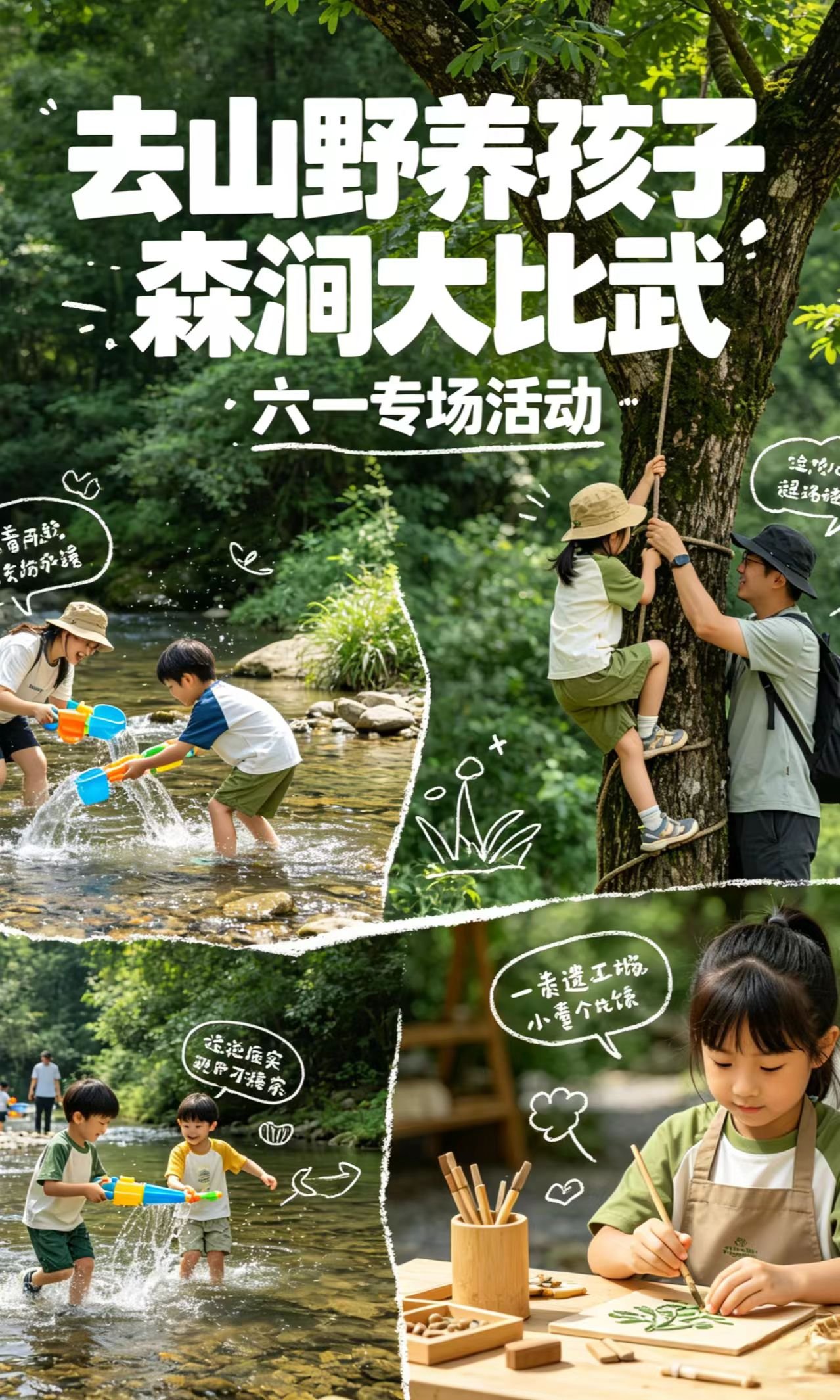 遇见自然♪ 六一专场·去山野养孩子·森涧大比武